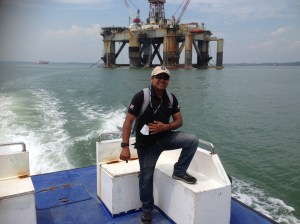 Way back from the Rig ENSCO 5001